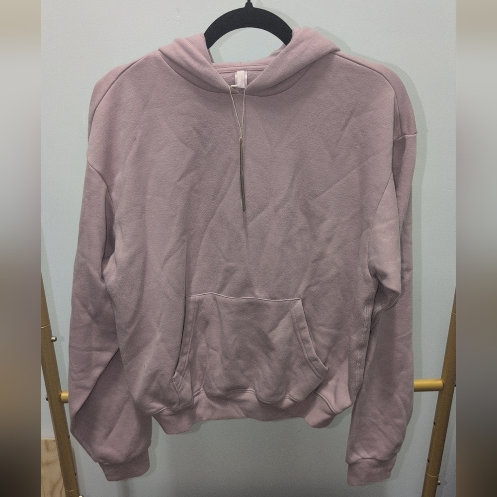 SKIMS Women's Cotton Fleece classic Pullover Hoodie Size S